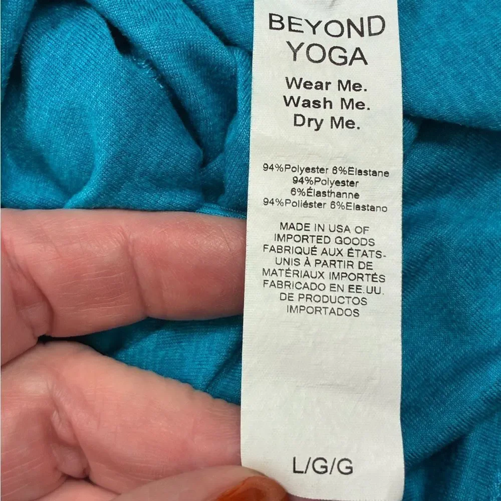 BEYOND YOGA Featherweight Rebalance Tank Cali Blue Heather Women’s Large - Picture 10 of 10